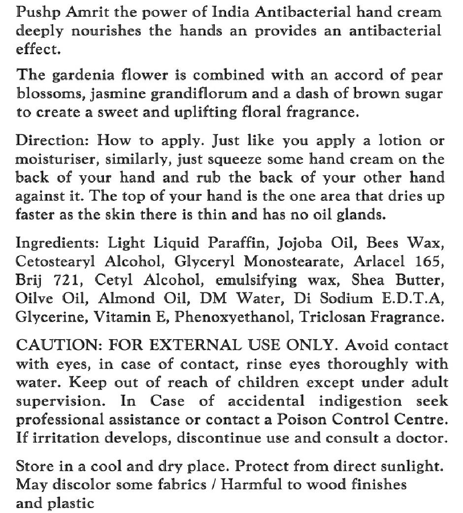 Anti Bacterial Hand Cream